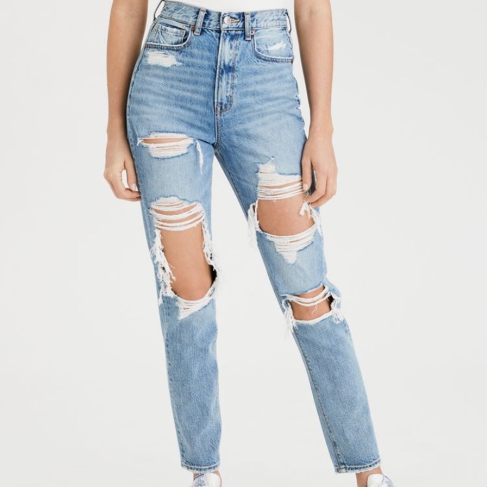 American Eagle Highest Waist Mom Jeans